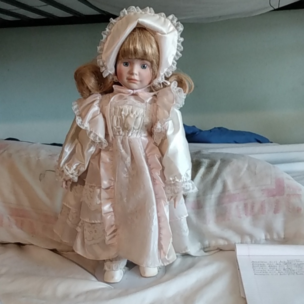 Porcelain girl doll.